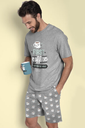 PIJAMA HOMBRE M/CORTA COFFEE - M